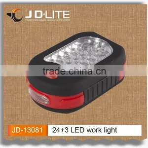 Portable Led Flexible Magnetic Work Light With 2 Hooks on Back thumbnail-1