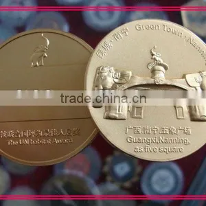 Hottest Brass Souvenir Matt Gold Coins thumbnail-1
