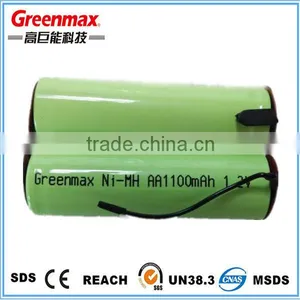 AA 1100mah Rechargeable 2.4v Battery Pack thumbnail-1
