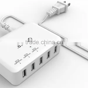 ORICO DCAP-5S Smart Desktop Usb Charger Apply for All 5V Digital Devices , Take a Easy Charging and Put Your Adaptors Closely thumbnail-2