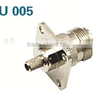 50 Ohm Brass SMA Male to UHF PL259 Connector thumbnail-2