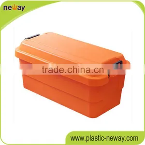 Rectangle Plastic Storage Box With Lid and Handle thumbnail-4