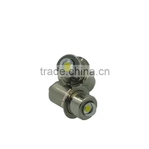 1W LED Upgrade Bulb; 2 Cells C or D Flashllight Replacement Bulb;P13.5 Base thumbnail-1