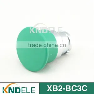 40mm Mushroom Waterproof Push Button Cap Green XB2-BC3C thumbnail-1