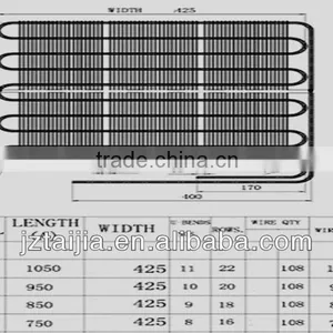 Kitchen Refrigerator Freezer Wire Condenser thumbnail-1