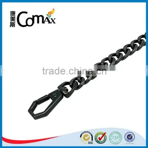 Gunmetal Metal Handbag Chain Handles With Hook thumbnail-2