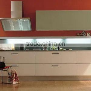 High Quality Customized Kitchen Cabinets With uv Decorative Board MDF Kitchen Cabinet Factory thumbnail-3