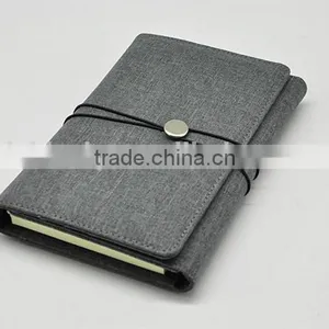 A5 String Closure Luxury Spiral Notebook Custom thumbnail-2