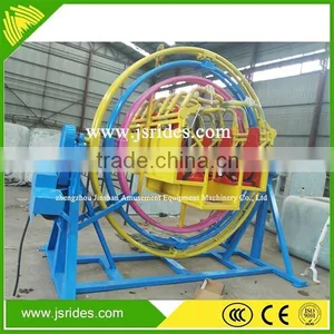 Funfair Ride Human Gyroscope Single Seat Mechanical Human Gyroscope thumbnail-3