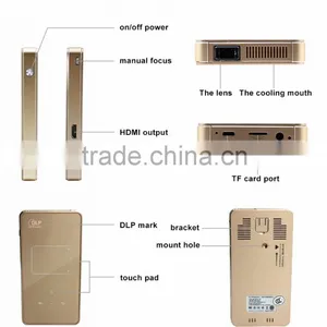 120Ansi Lumens Bluetooth Battery Operated Wifi Projector thumbnail-5