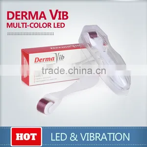 Multi-Color Led Vibration Massage Derma Roller With Replaceable Roller Tip thumbnail-1