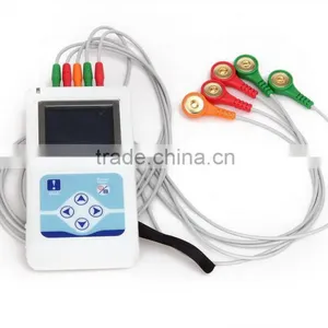 2016 3/12 Channel ECG Holter System -24 Hours CS-3CL Cardiac Heart Monitor With Free Software-Shelly thumbnail-2