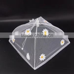 Kitchen Umbrella Mosquito Net Mesh Food Cover With Flower thumbnail-2