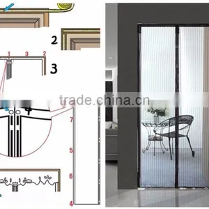 Kawachi New Magic Curtain Door Mesh Magnetic Fastening Hands Free Fly Bug Insect Screen thumbnail-2
