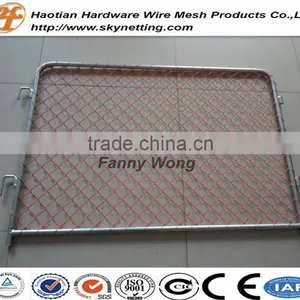Hot Dipped Galvanized Round Pipe Frame Chain Link Temporary Fence for American Market thumbnail-6