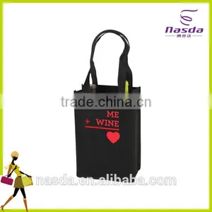 Customized Printing Non Woven Wine Bag,multipurpose Wine Bag for Packing,Resuable Ice Bag for Wine thumbnail-1