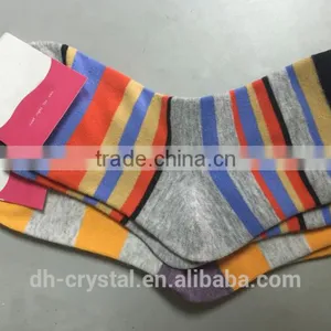 Women's Stripe Breathable Soft Cotton Casual Socks thumbnail-1