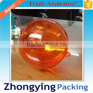 High Quality Plastic Transparent Xmas Ball (Colorful Transparent) thumbnail-1