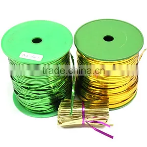 Shiny Metallic Twist Tie Pet Gift Wrapping Magic Tape thumbnail-3