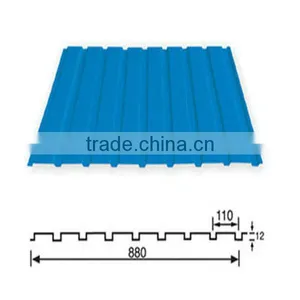 YX880, Color Prepainted Corrugated Steel Wall and Roof Sheet thumbnail-1