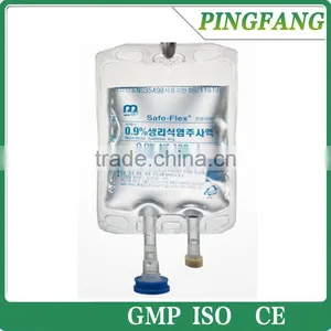 Double Tube Non- PVC Infusion Bag With Stopper thumbnail-1