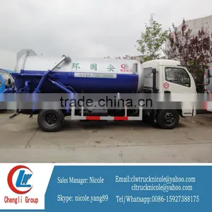Fecal Suction Truck Capacity 5000l-6000liter Fecwouls Suction Truck thumbnail-1