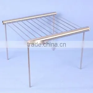 Protable Small Stainless Steel BBQ Grills,steel Charcoal Grill, Pedestal Grill thumbnail-1