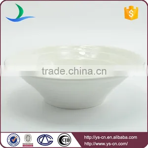 Wholesale Custom White Ceramic Noodle Bowl thumbnail-5