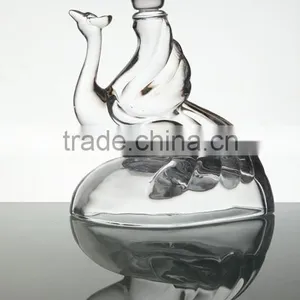 Glass Candle Holder,animal Peafowl Shape,crystal Candle Holders thumbnail-1