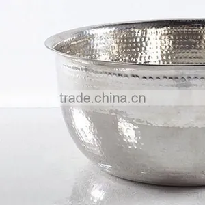 Stainless Steel Hand Hammered Pedicure Spa Bowls With Shiny Polish Finish thumbnail-2
