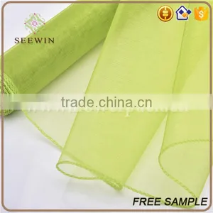 Packing Decorative Cheap Tulle 100% Pure Silk Organza Fabric thumbnail-1
