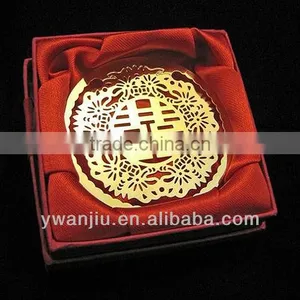 Supply Creative Fashion Golden Double Happiness Bookmark thumbnail-1