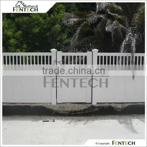 Privace Pvc White Picket Fence and Gate for Yard House Garden thumbnail-1