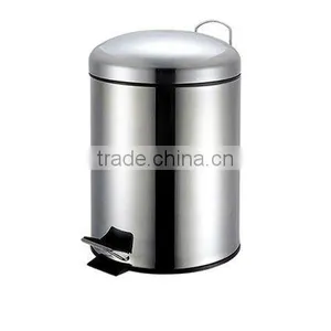 3 Litre Pedal Advertising Stainlee Steel Trash Bin Blue thumbnail-6