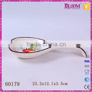 Home Tableware Decoration Glazed Ceramic Spoon thumbnail-2