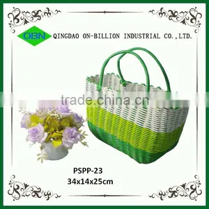 Wholesale Plastic Woven Beach Bag thumbnail-1