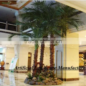 Indoor Palm Tree Hotsale Size Customized Fiberglass Date Palm Tree thumbnail-1
