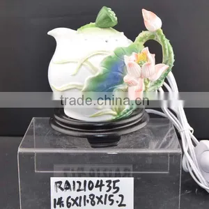 Wholesale Ceramic Electric Oil Burner Lamp With Aromatheraphy Function thumbnail-1