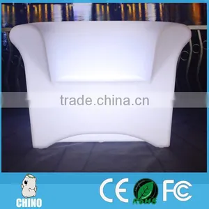 Restaurant Furniture LED Sofa With Table Big Sofa With Chair thumbnail-1