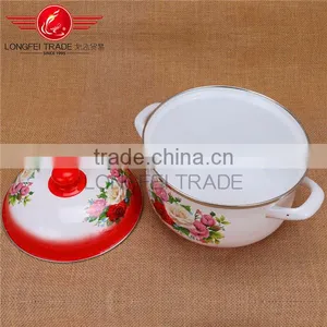 Hot Selling OEM Turkey Enamel Casserole / Enamel Cookware Set Kitchen thumbnail-4