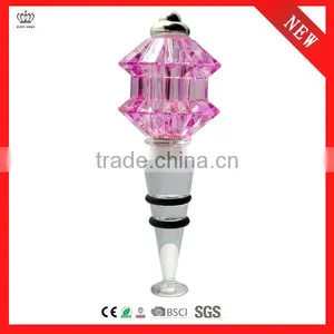 2014 Gem Shaped Plastic Wine Bottle Stoppers With LED Lights thumbnail-1