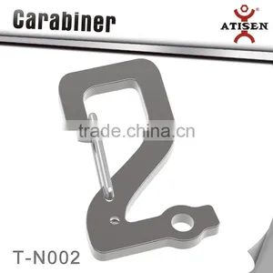 Best Promotion Gift! Number Shaded Stainless Steel Carabiners Keychain thumbnail-1