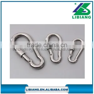 High Quality Stainless Steel Carabiner Spring Snap Hook thumbnail-1