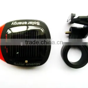 5 LED Solar Energy Rechargeable Bicycle Tail Light thumbnail-1