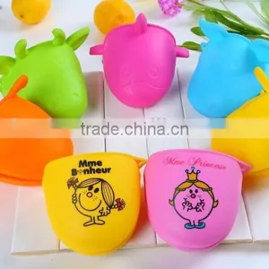 Cute Gloves Household Kitchen Colorful Heat Resistant Silicon Gloves thumbnail-1