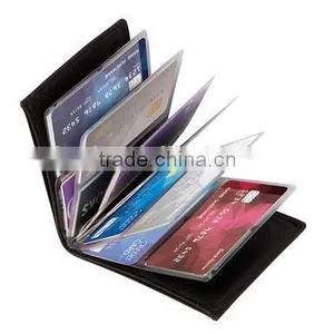 2016 Best Selling Wholesale on Slim Leather Wallet Card Holder thumbnail-3