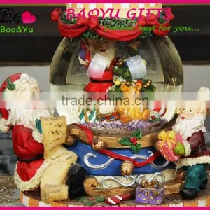 Decoration Christmas Gifts Snow Globe Resin Snow Globe Crafts thumbnail-1