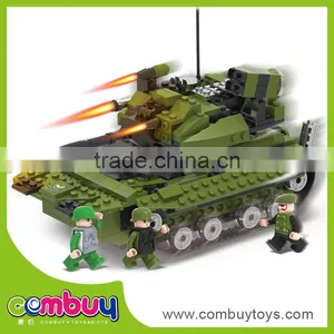 Creative Diy Military Set Building Blocks Mini Plastic Tank Toy thumbnail-1