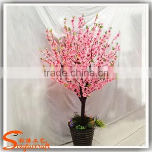 Indoor Home Decorative Artificial Tree Factory Price Fake Artificial Flower Tree thumbnail-5