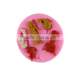 3D Silicone Cake Decorating Tool Liquid Silicone Mold Silicone Gel Real Food Grade Mermaid 1688 Agent thumbnail-1
